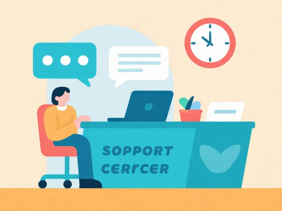 极速六合彩 联系与支持插画